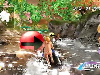 Auf dem Strand die geile Asiatin mit den dicken Titten beim Sex am Strand - Voyeur Clip