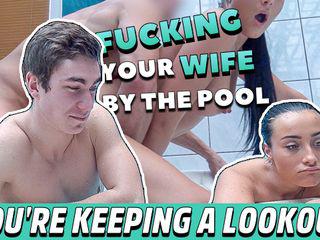 Junger böser junge Schlampe bläst und fickt für Geld