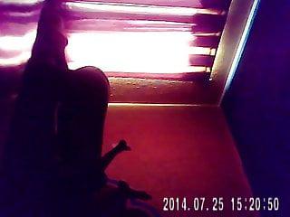 Die heisse Morena bei einem Motel