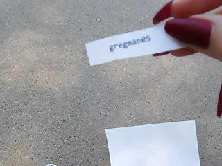 Der gewinner steht auf die autographed