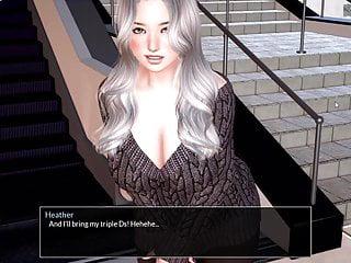 Die fetten Titten der geilen Schlampe und der Mann zeigen was sie haben